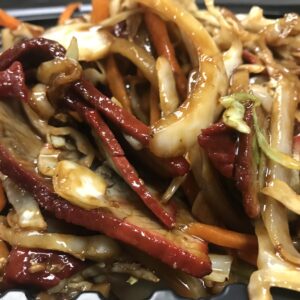 Moo Shu Pork (with 4 pancakes)