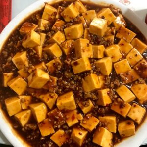 Ma Po Tofu with Ground Pork