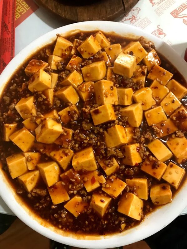 Ma Po Tofu with Ground Pork