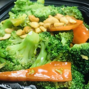 Broccoli with Cashew Nuts